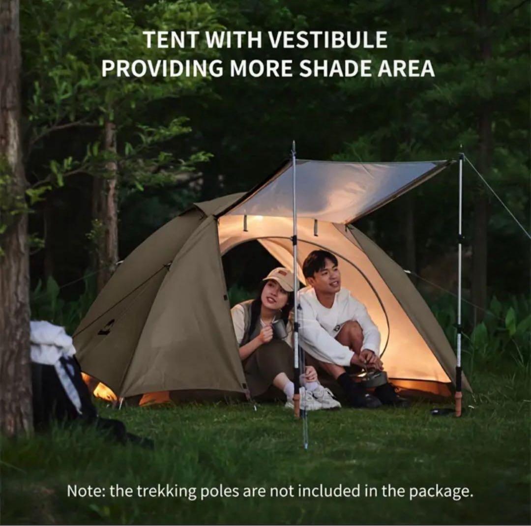 Naturehike 3人用キャンプテント ネイチャーハイク