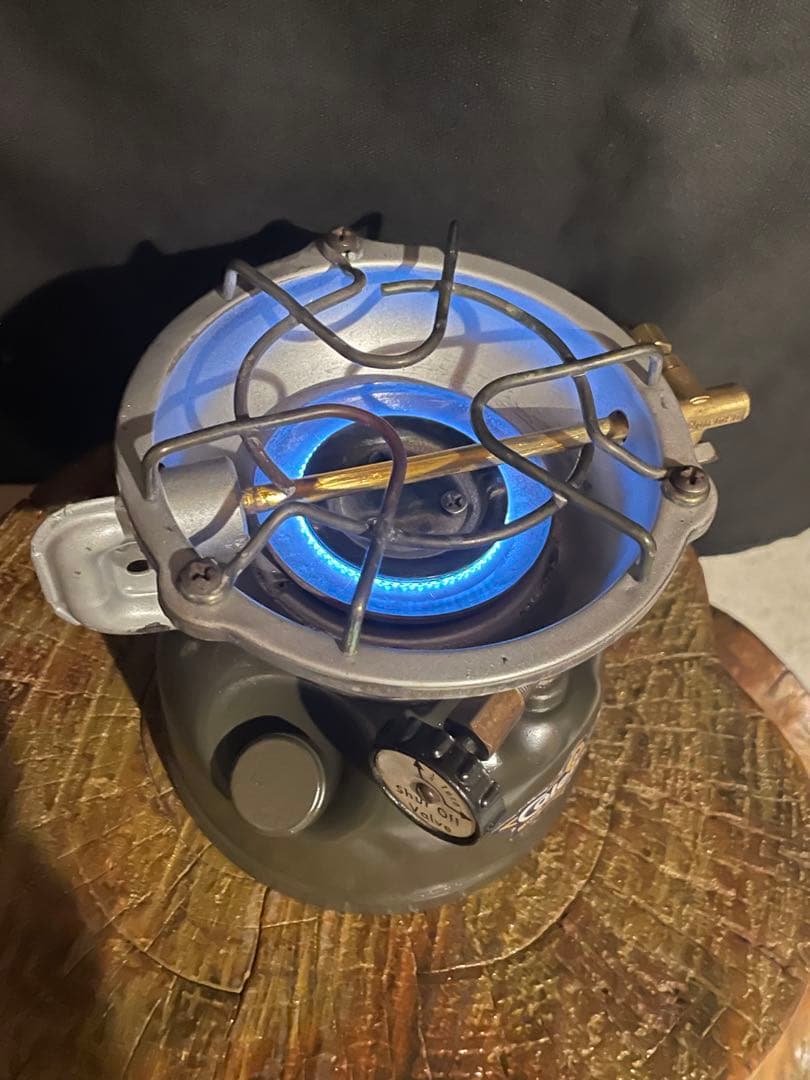 【塗装カスタム・中古動作確認済】Coleman 502 シングルバーナーコンロ