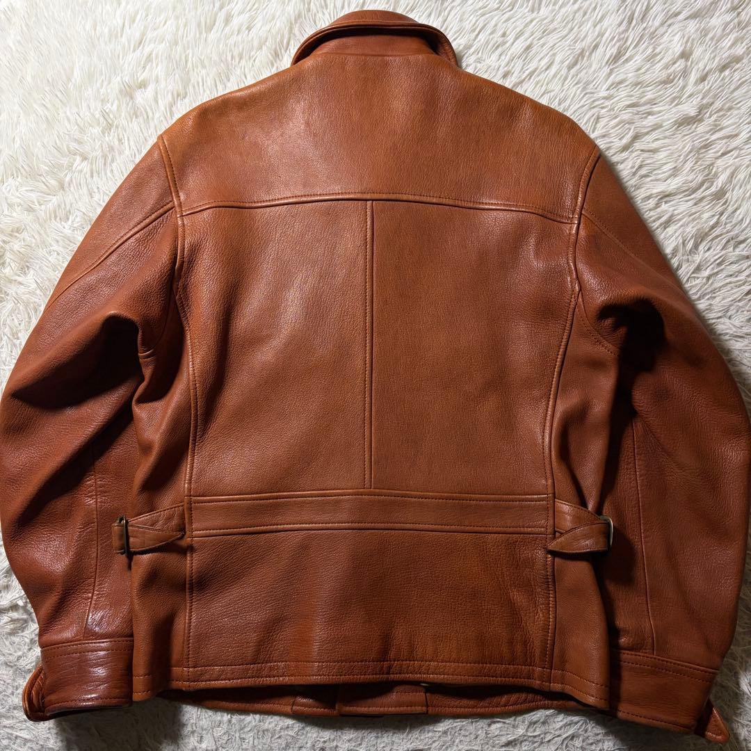 【雰囲気抜群】HAROLD'S GEAR レザージャケット　鹿革　ディアスキン