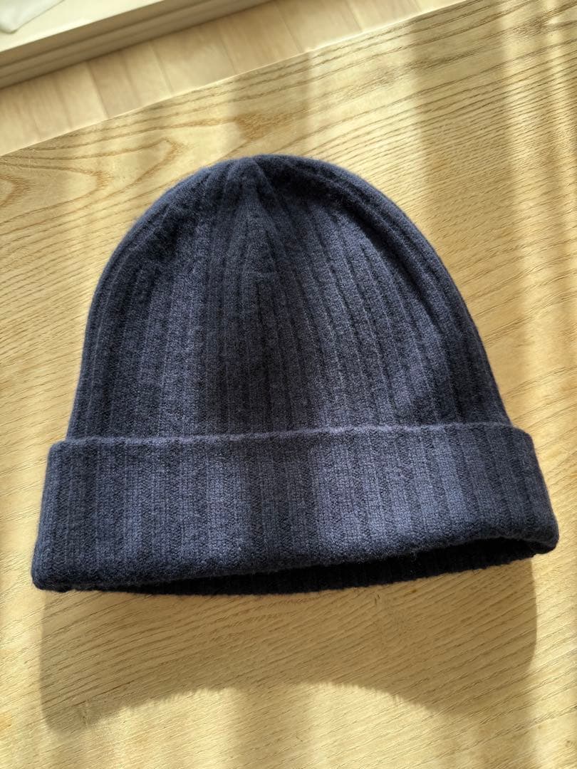 Deuxieme Classe ニットキャップ　ネイビー