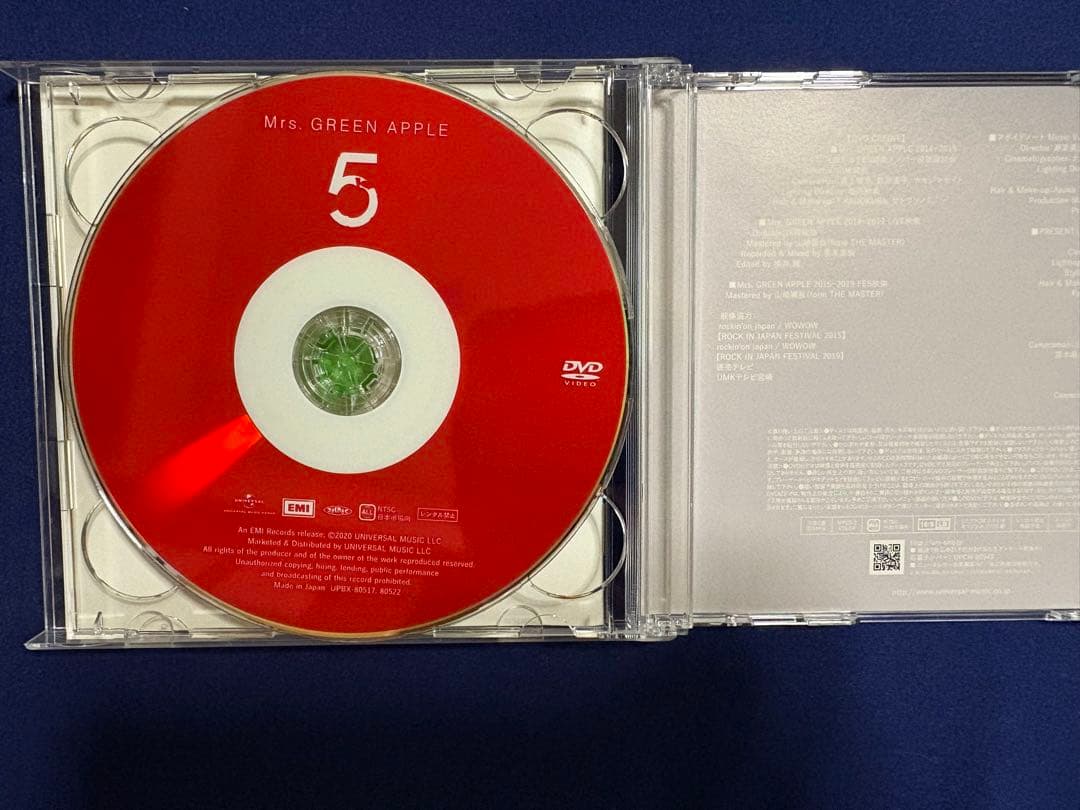 Mrs. GREEN APPLE attitude初回限定盤＆5初回限定盤セット