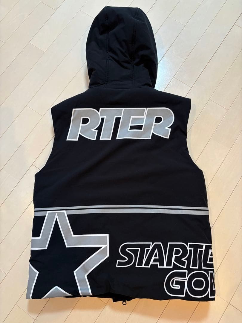 STARTER GOLF フード付きベスト 裏ボア