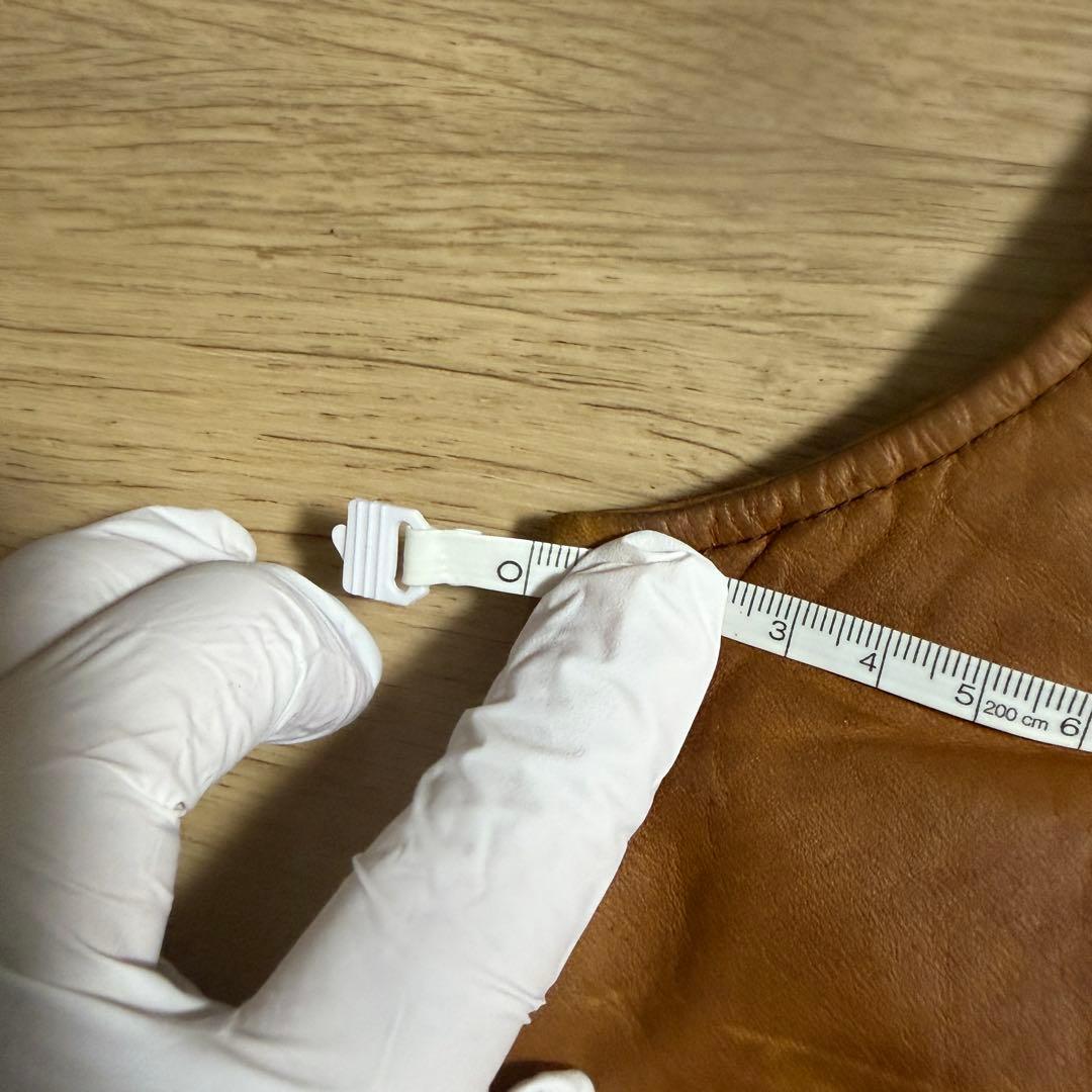 【レア】リップヴァンウィンクル 牛革 レザーベストジャケット 5 Lサイズ相当