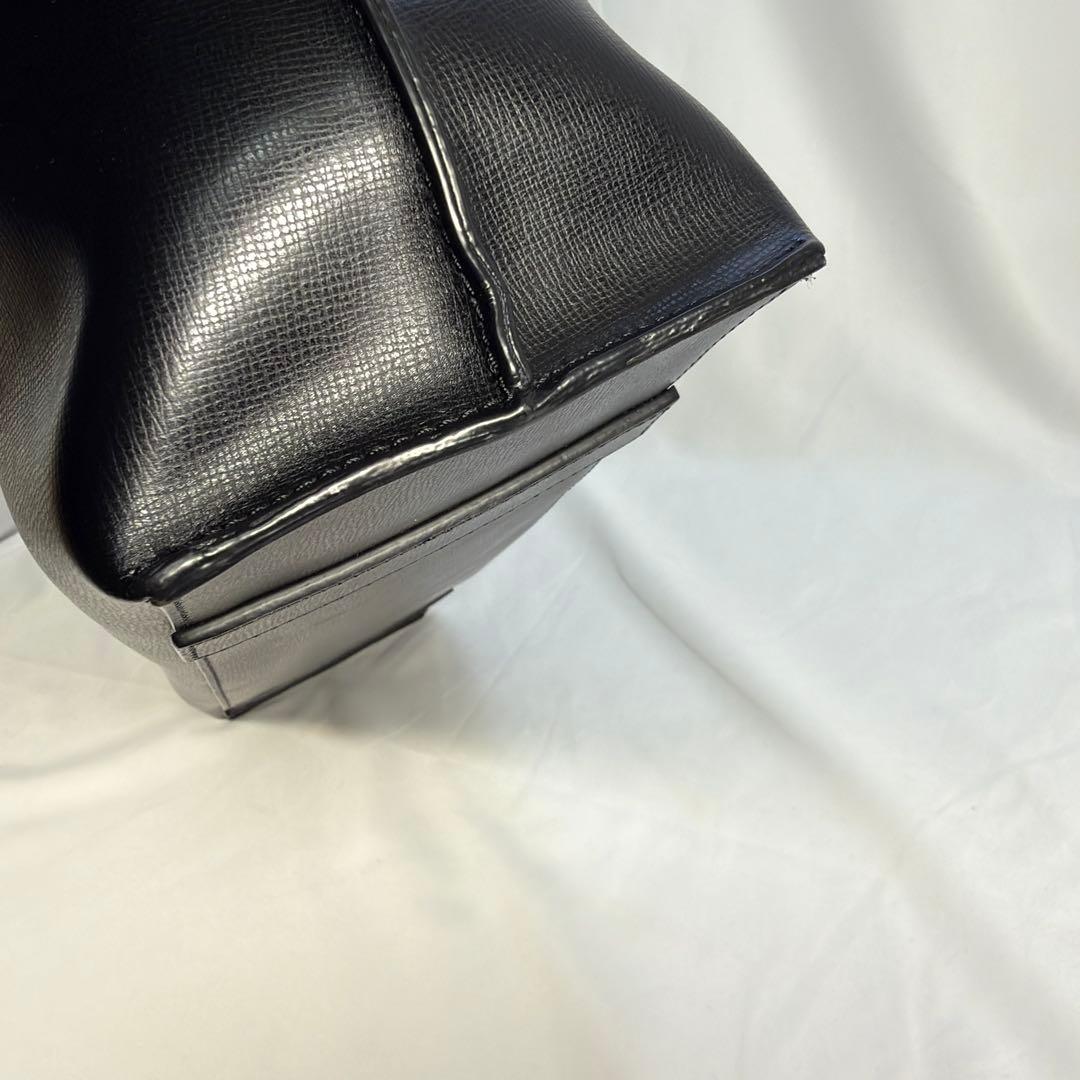 【美品】Paul Smith トートバッグ 黒 レザー 肩掛け ロゴ A4可能