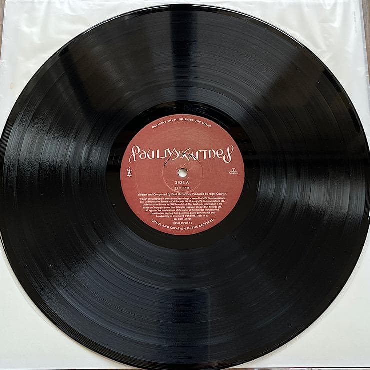 ★極美品 UKオリジナル盤 ポール・マッカートニー CHAOS AND ～