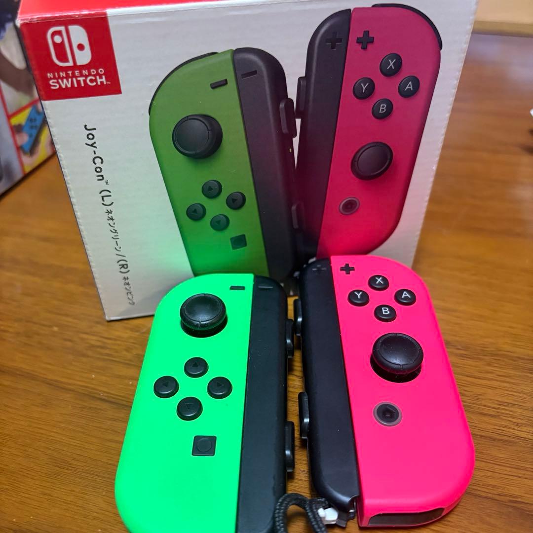 【ジャンク品・箱付き】Switch本体 ＆ ジョイコン ＆ リングフィット