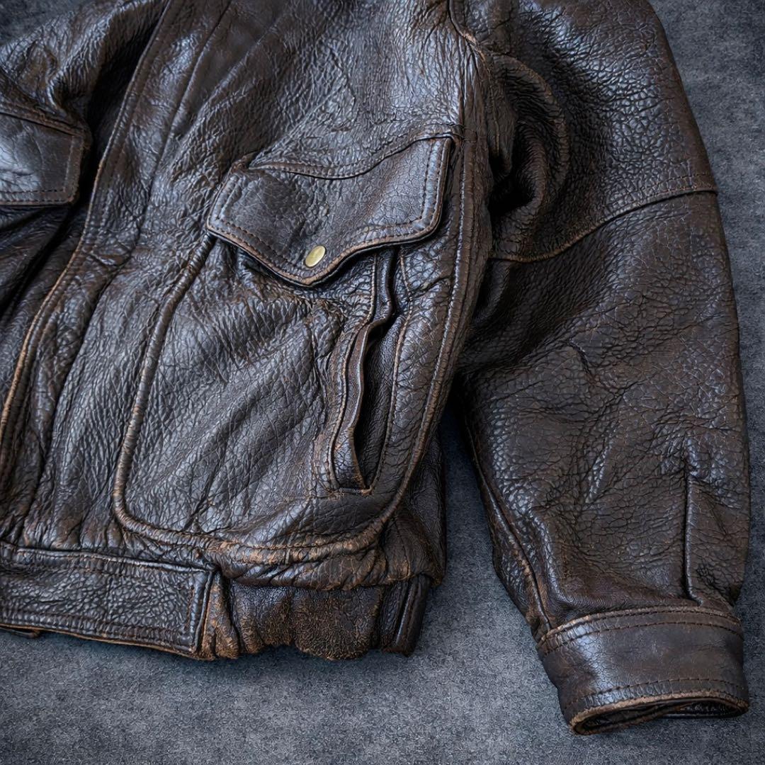 【羊革】90s vintage leather jacket g1 a2