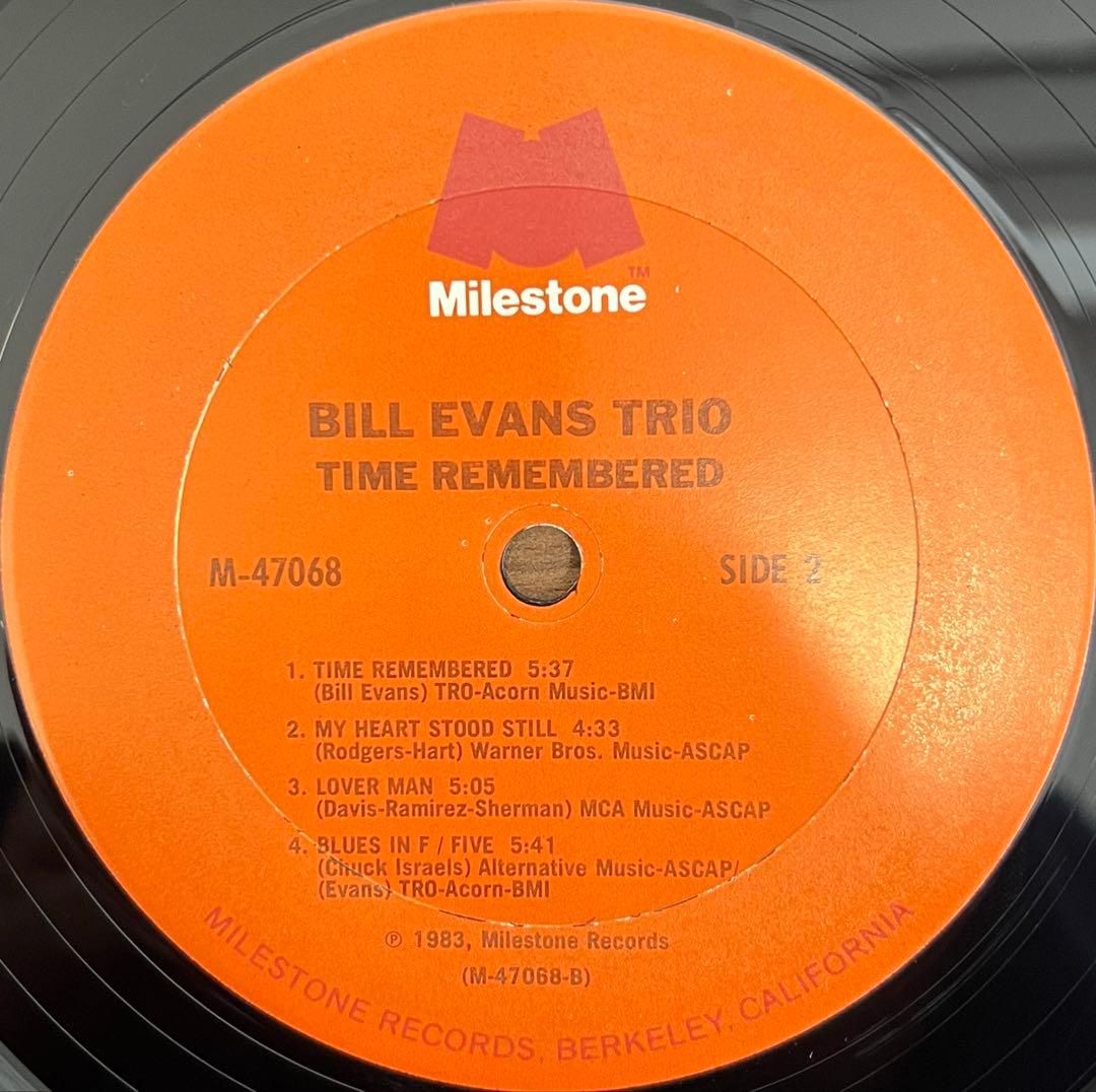 【2LP】Bill Evans Trio / Time Remembered