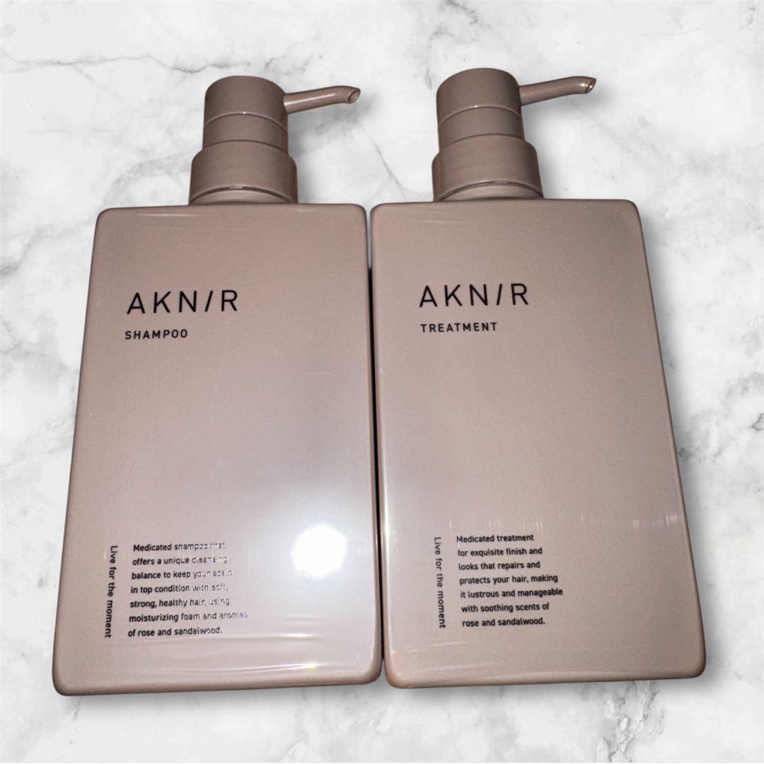 【新品未開封】AKNIR シャンプー＆トリートメント　ローズ×サンダルウッド