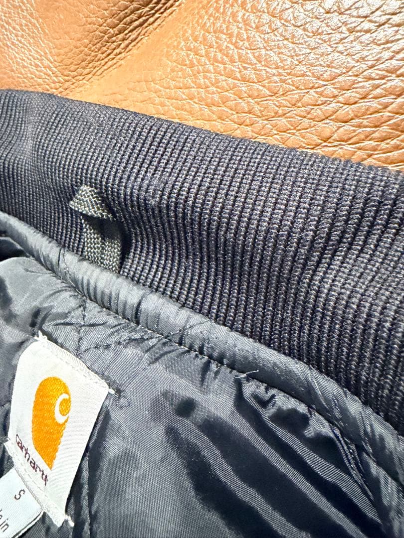 カーハート ベスト ダック ブラック S Carhartt キルティング 美品
