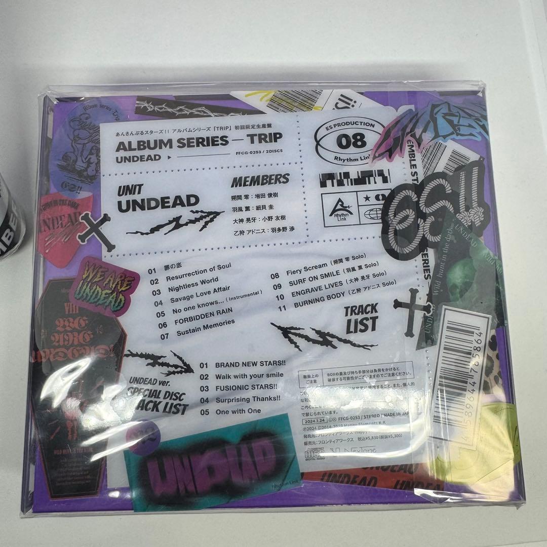 UNDEAD アルバム アニメイト特典 TRIP　初回限定盤 スクエア缶バッジ