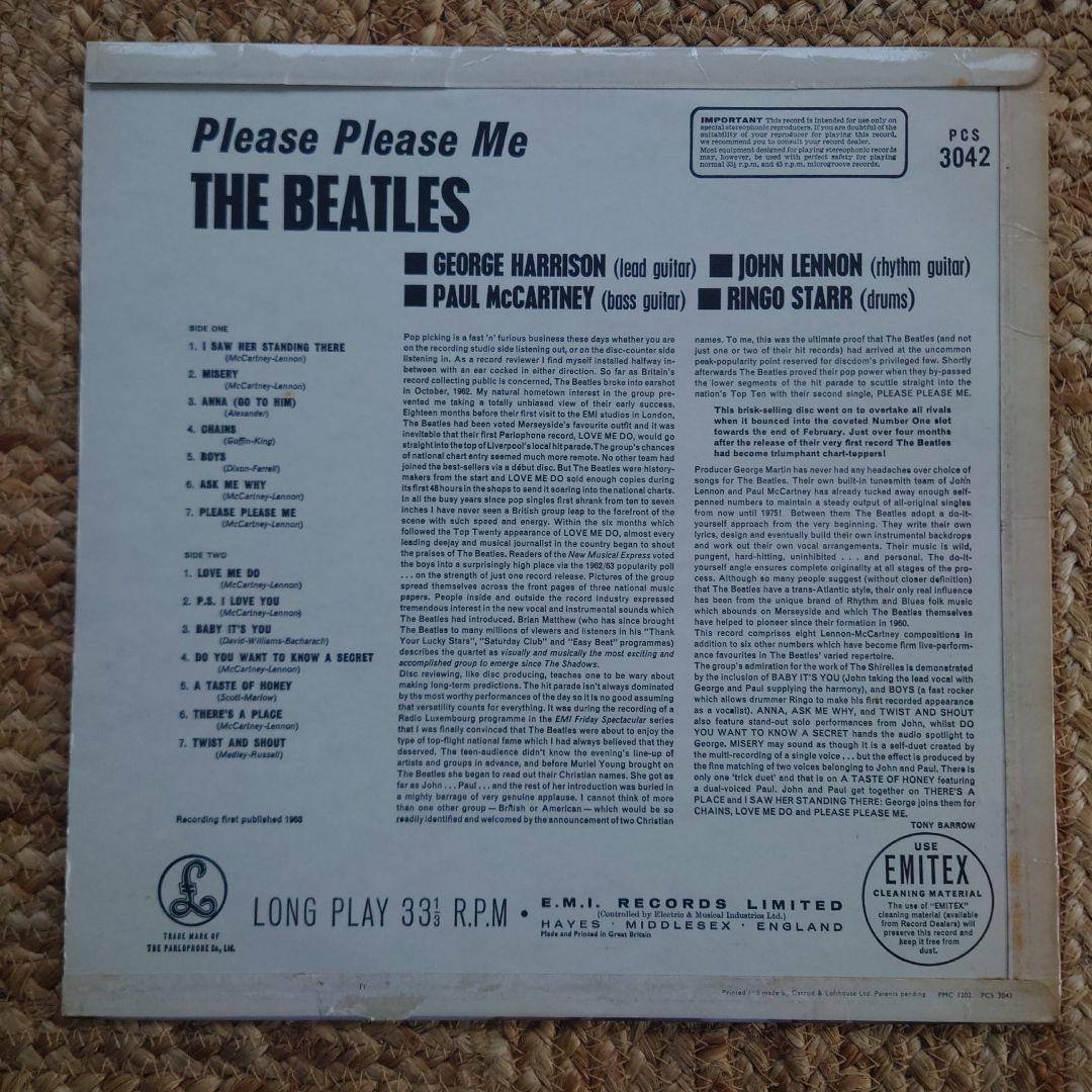UK盤THE BEATLES PLEASE PLEASE ME