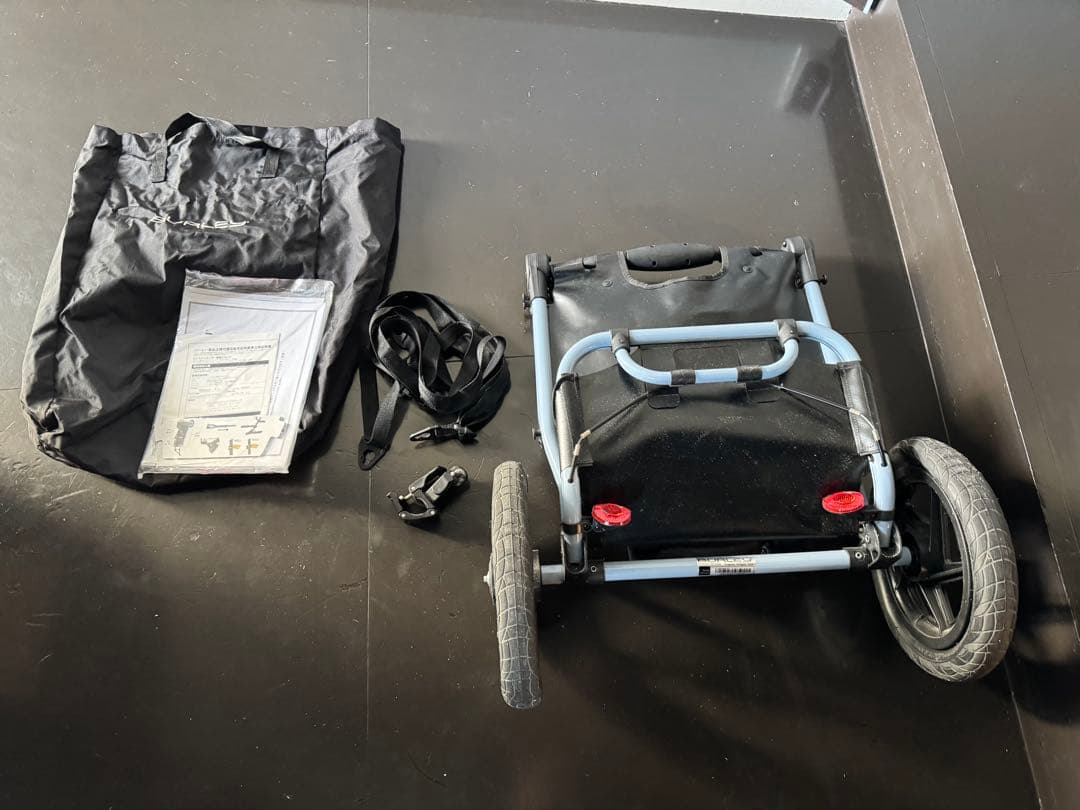 BURLEY TRAVOY V2トラボーイ 自転車トレーラー クールグレー 美品