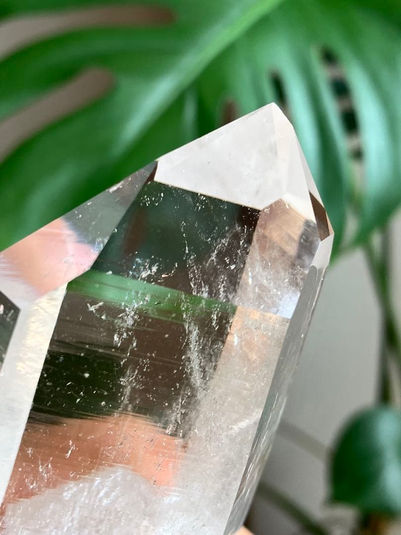 【高品質！】アーカンソー水晶 BIGポイント くっきり△