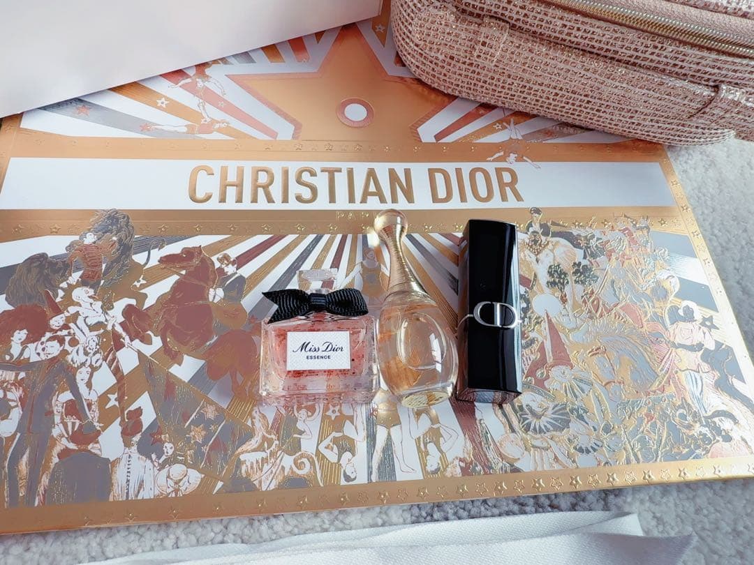 ラスト1点 Dior 2025 ホリデー クリスマス オファー ポーチ香水リップ