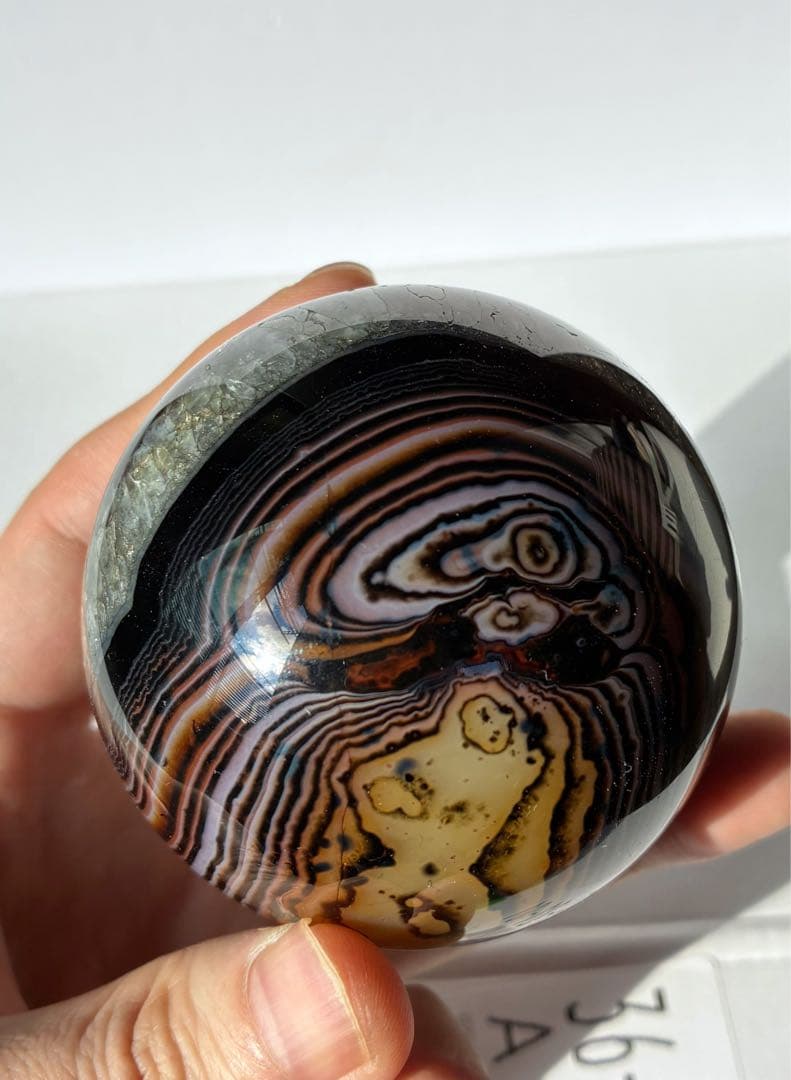 超大玉 72ミリ アゲート スフィア Agate 瑪瑙 丸玉 サードニクス