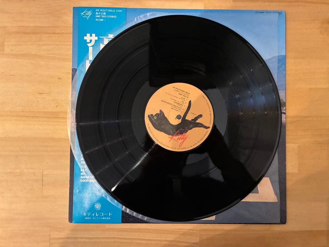 高中正義 / AN INSATIABLE HIGH LPレコード