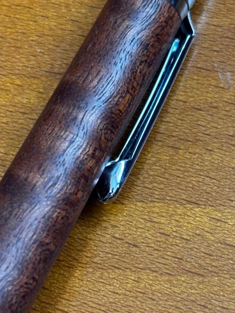 工房楔 サペリ 杢 シャープペンシル 0.5mm ペンシル楔
