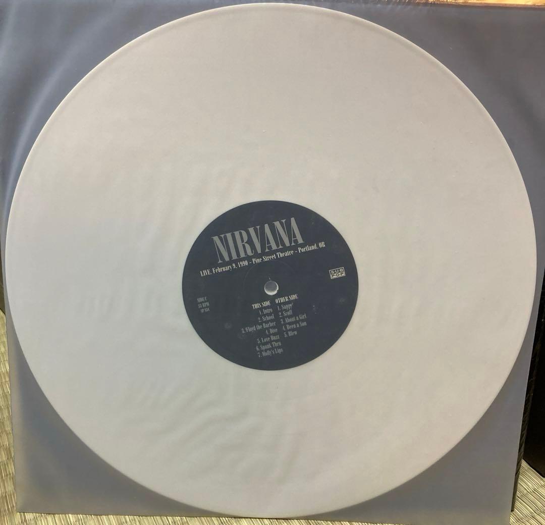 レア NIRVANA BLEACH 20周年記念盤 初回盤 ホワイトヴァイナル
