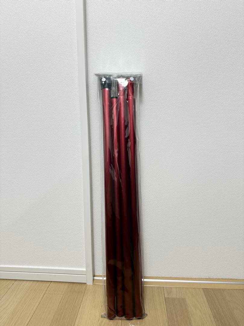 【未使用】 Peak ウイングポールレッド 280cm TP-001RD