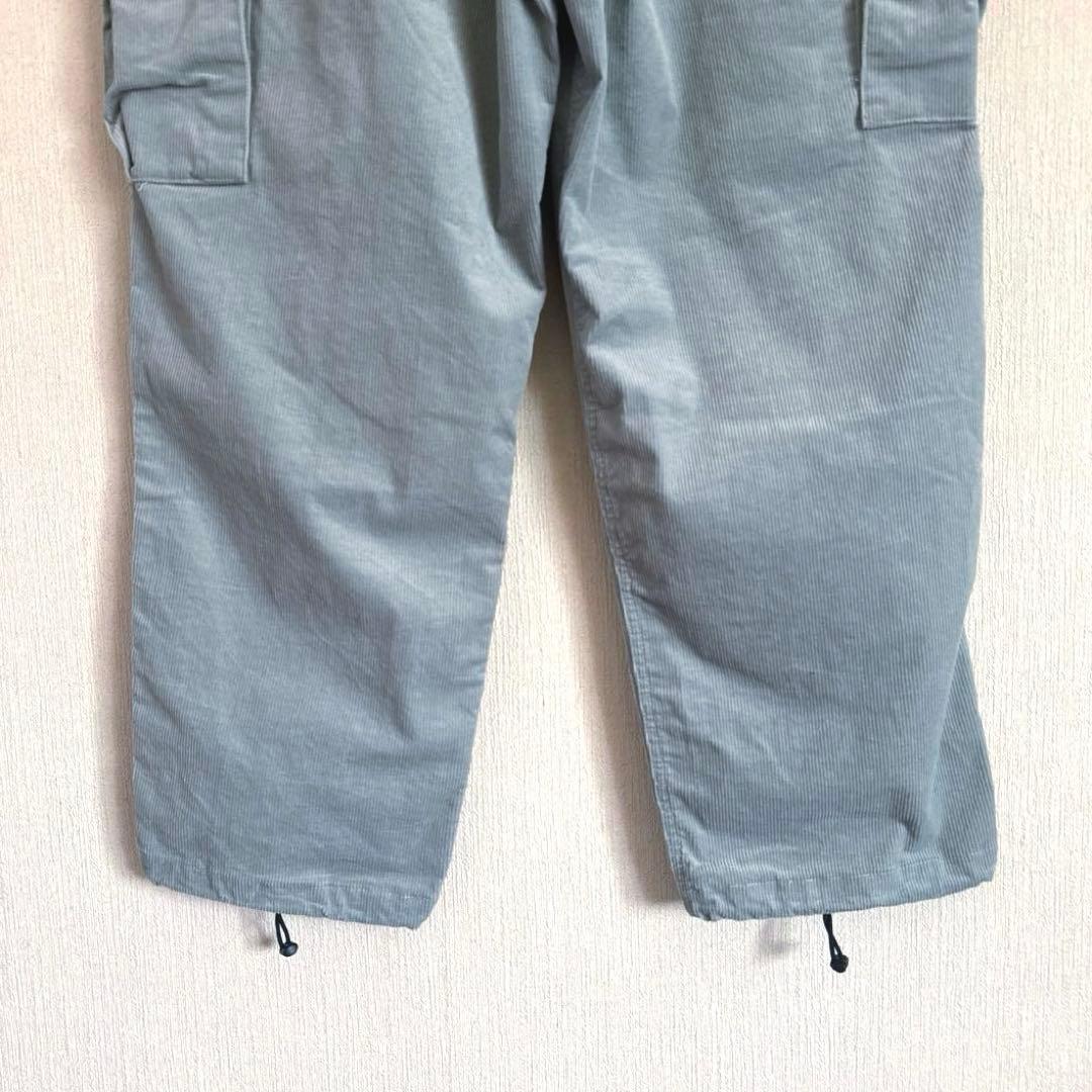 【美品】スタブリッジ　コーデュロイカーゴパンツ　裾部ドローコード　Lサイズ