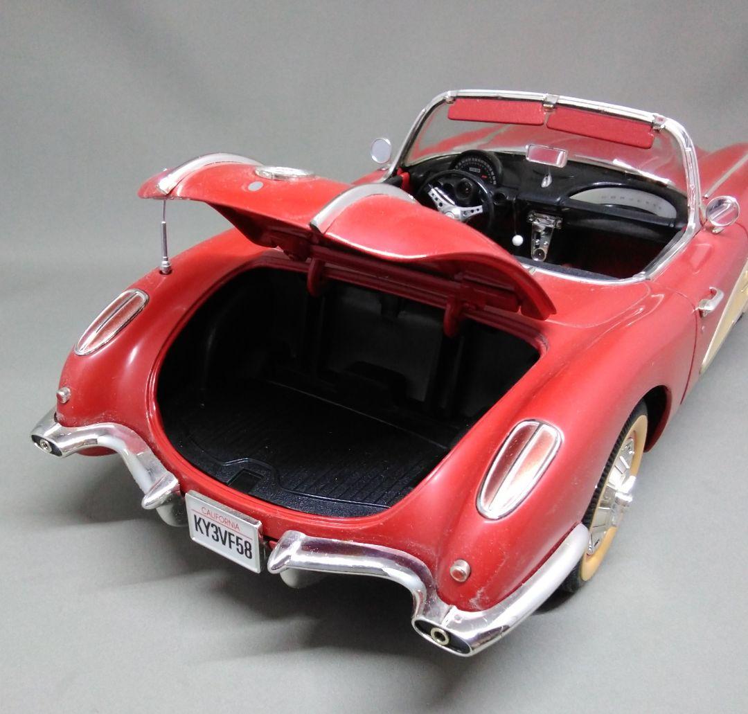シボレーコルベットC1 赤 1958 ミニカー