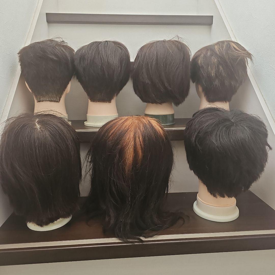 14体セット カット マネキン 美容師 理容師
