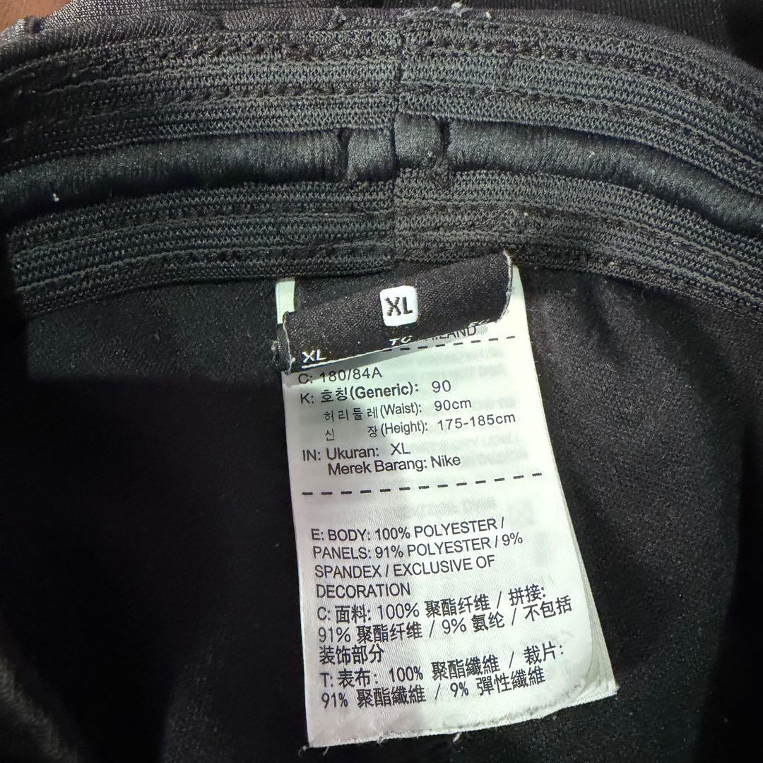 【美品】Nike FCブラック ジップアップ上下セット XLサイズ