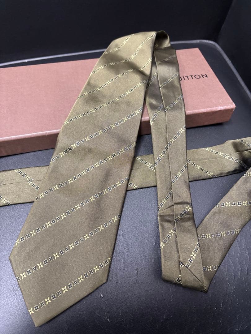 LOUIS VUITTON ルイヴィトン　ネクタイ グリーン　箱あり