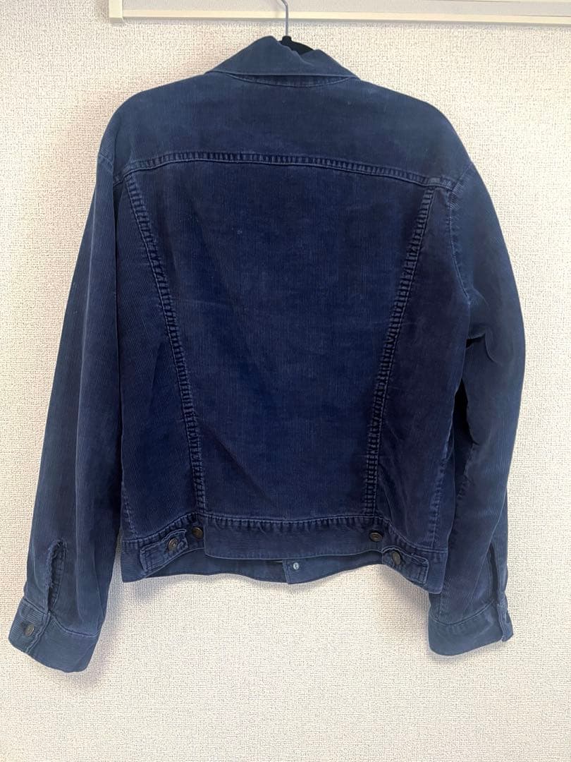 70s levis 70505 USA製コーデュロイジャケット　ネイビー