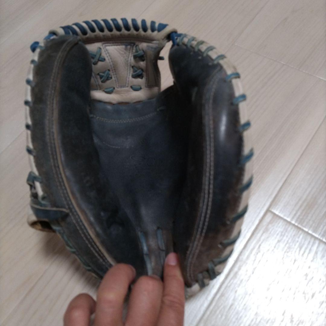 SSKキャッチャーミット　軟式　ホワイトブラック　美品