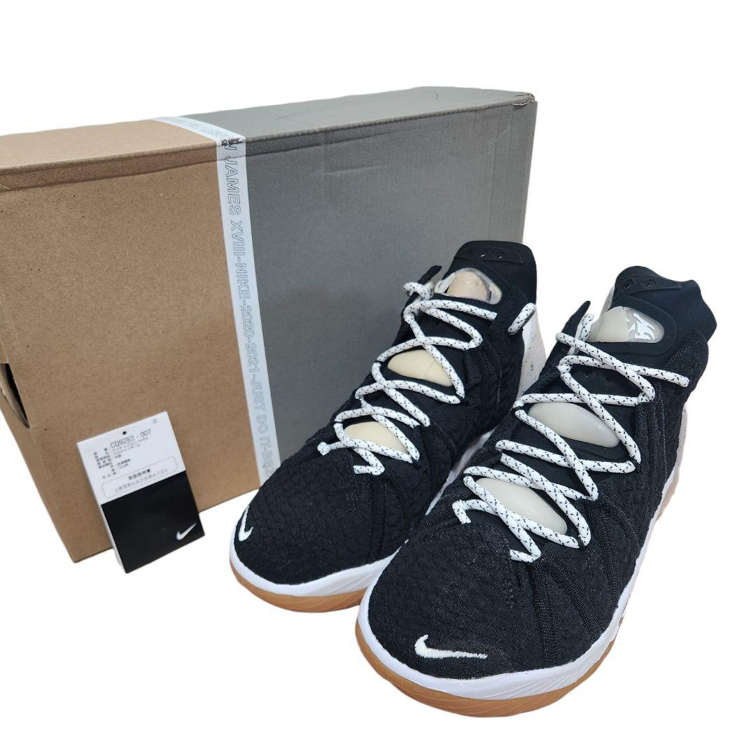【未使用✨️26.5㎝】NIKE LEBRON 18 ブラック×ホワイト 箱タグ