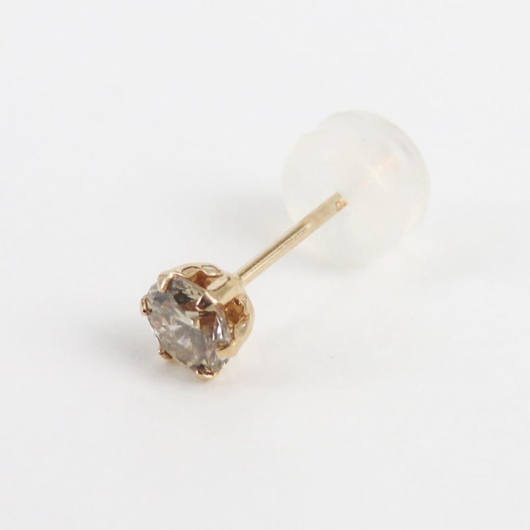 s*o様 【本物保証！】K10YG 天然ダイヤモンド0.216ct ピアス　10