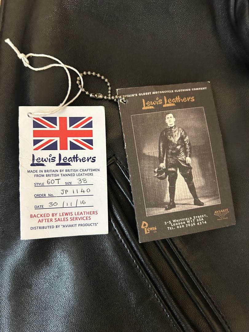 短期値下げ　Lewis Leathers ルイズレザー　コルセア
