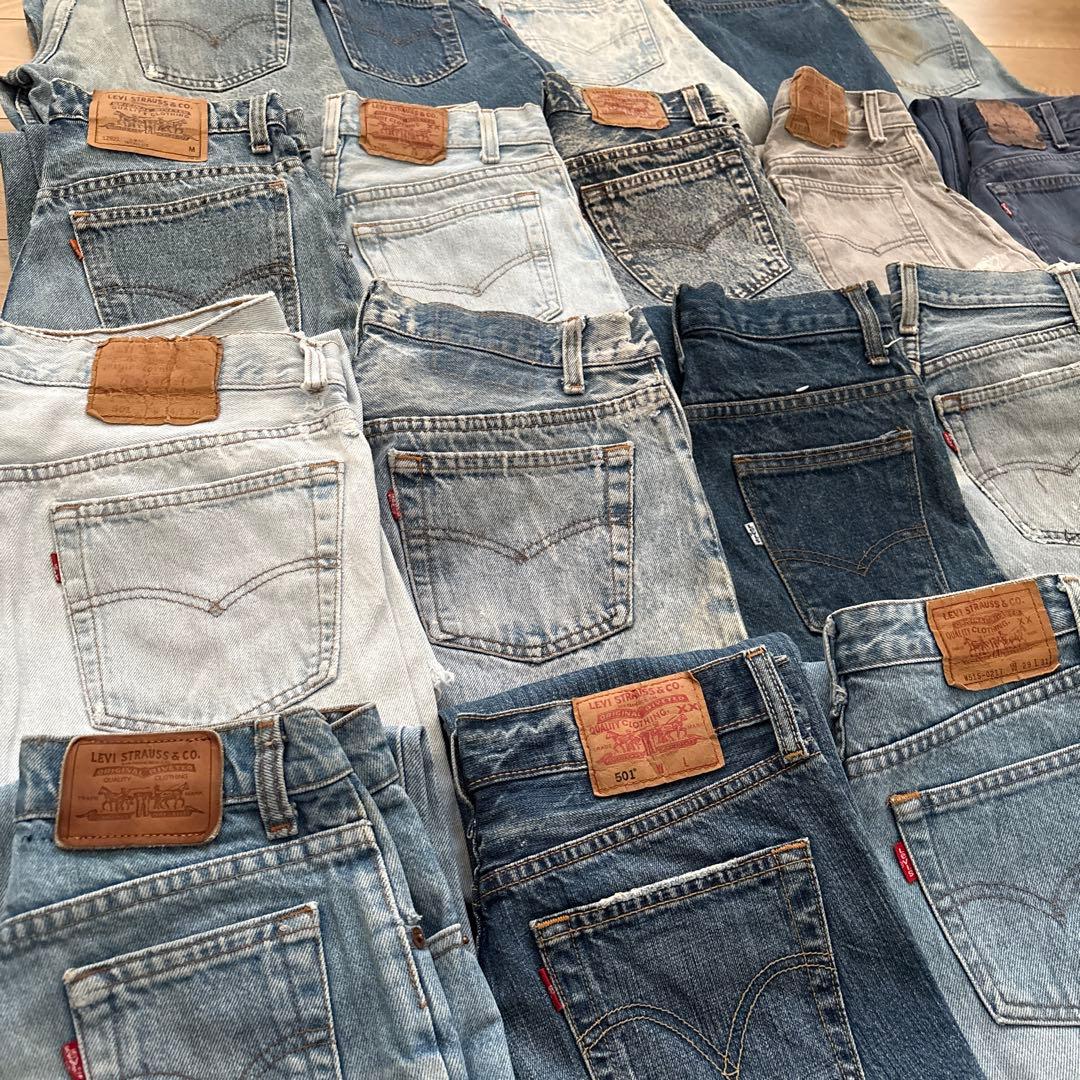 ご*】様 訳あり◎￼Levi's リーバイス ￼デニム USA製 ジーンズ ヴィ