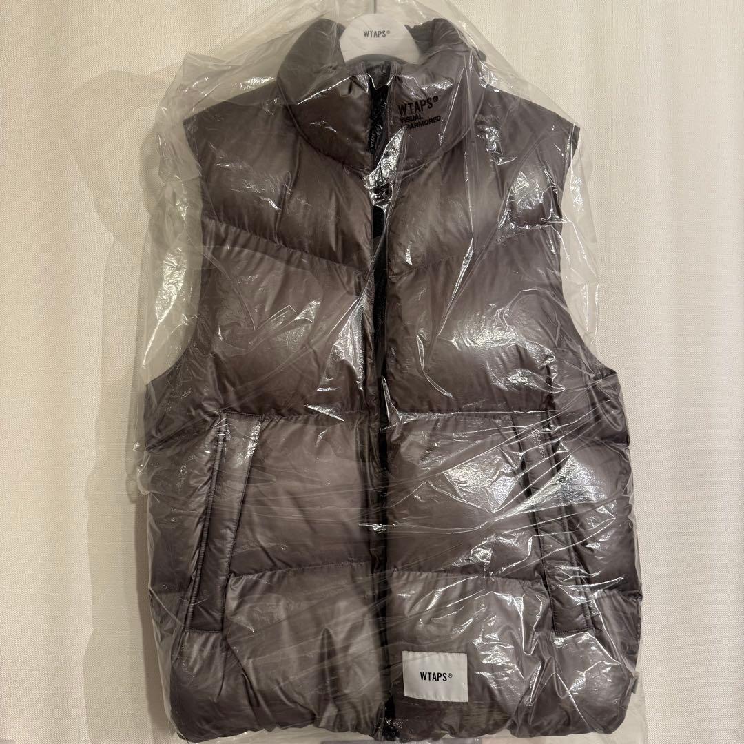 【美品・L】WTAPS GMERA VEST SILVER パファー ベスト