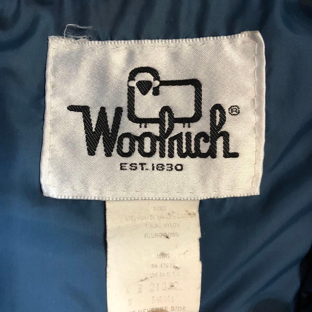 8T7280 WOOLRICH キルティングベスト　USA製　アウトドア　古着