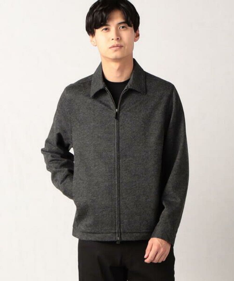 【未使用美品】ステンカラージャケット チャコールグレー Mサイズ