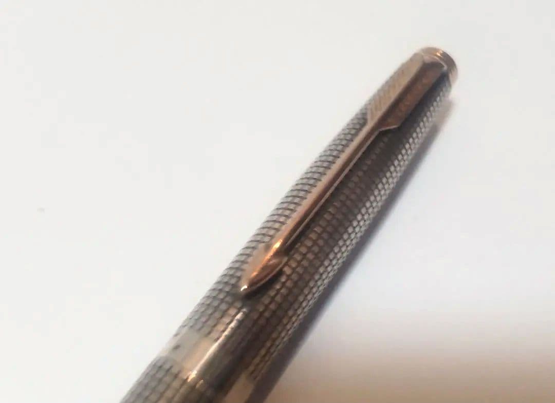 【美品】Parker75 万年筆シルバー925 ペン先14K USA製