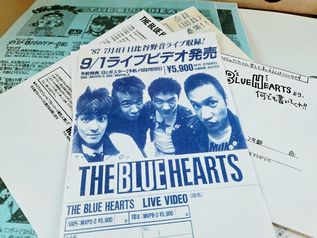 …*様 オマケ付き!ザ・ブルーハーツ　初回段ボールジャケ!アナログ!