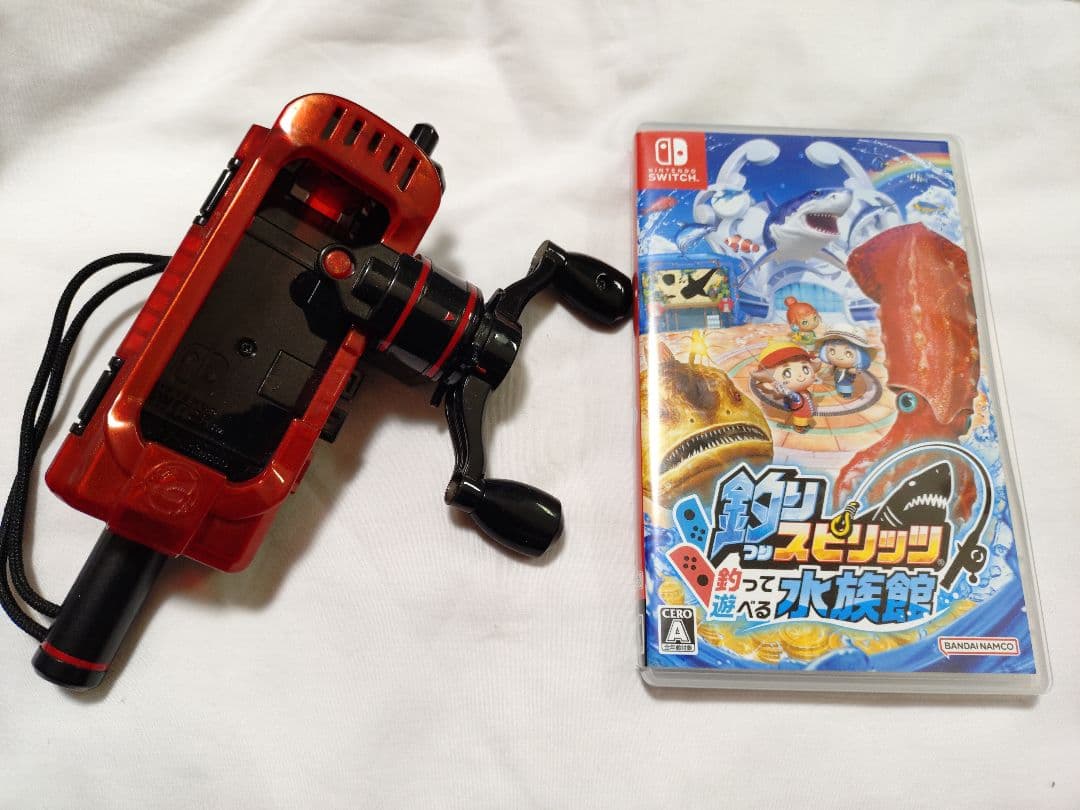 釣りスピリッツ：ソフト＆専用コントローラー：Nintendo Switch 中古