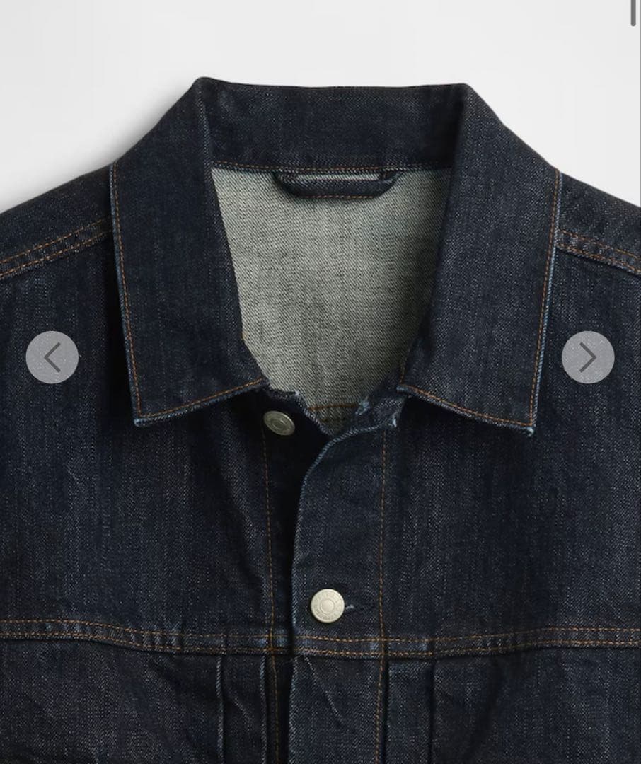 I*S様 【新品未使用】GAP リジットデニムジャケット 濃紺