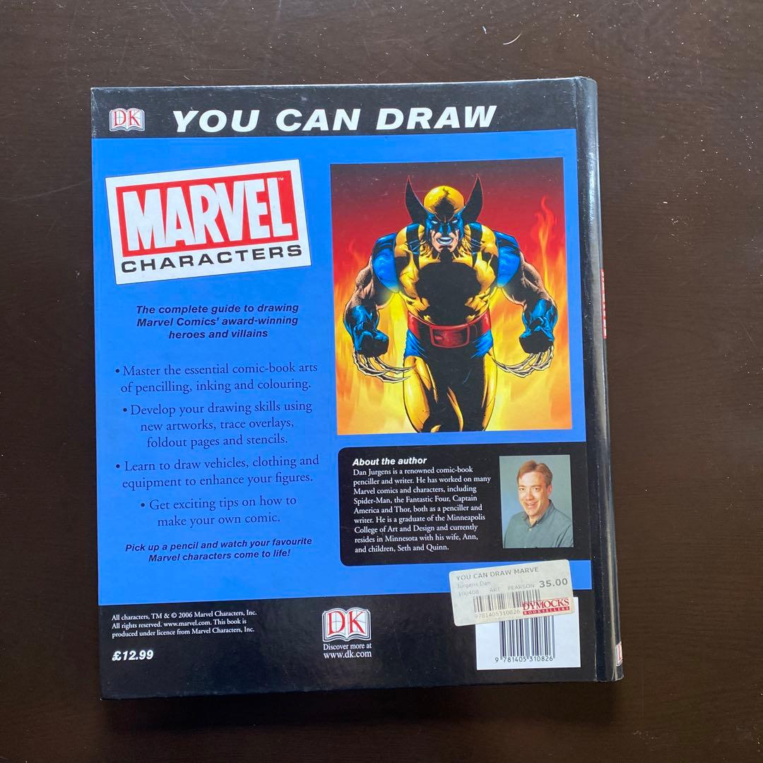 アート・デザイン・音楽 You can draw  MARVEL  CHARACTERS