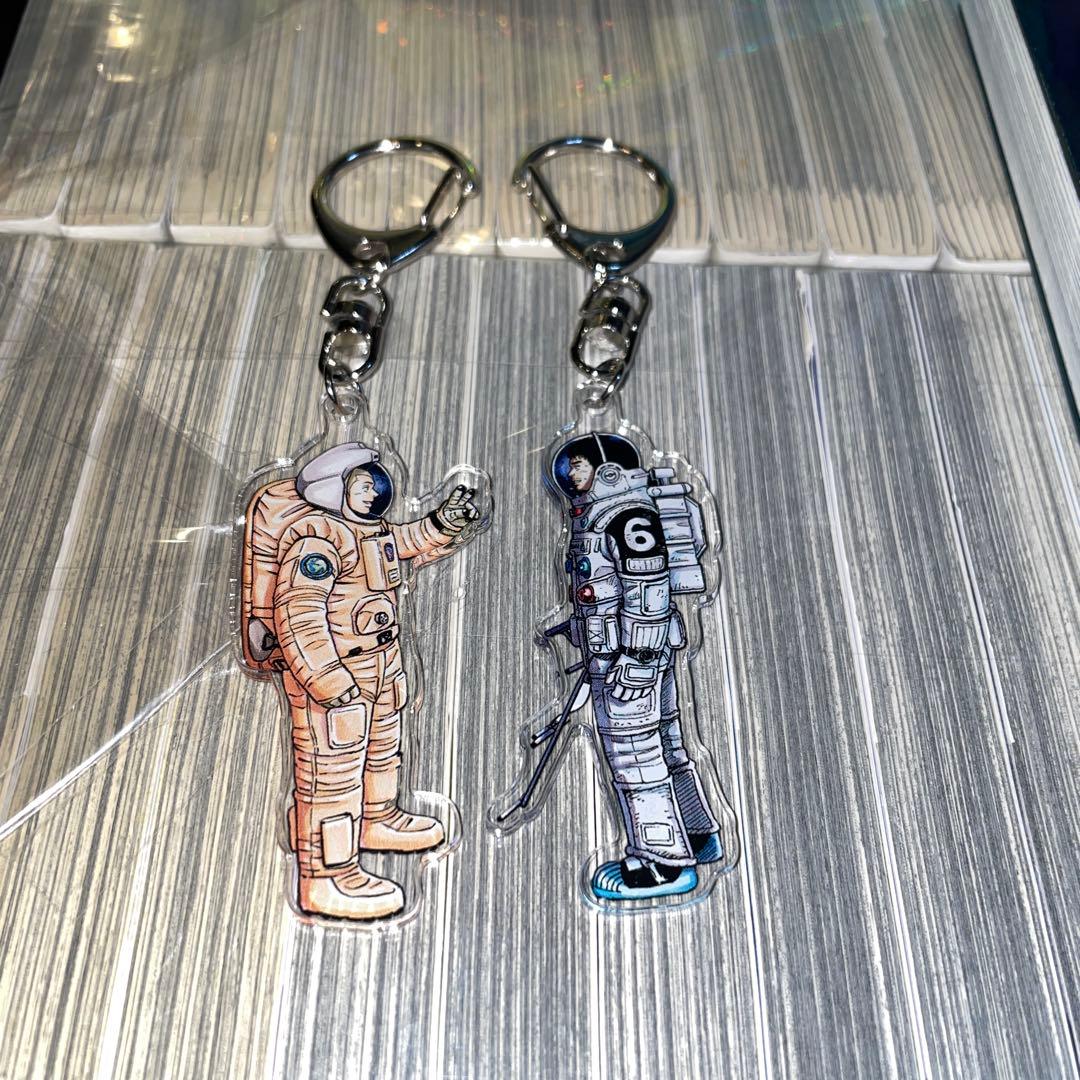 宇宙兄弟　1から45 心のノート　アクリルキーホルダー　40巻　再会　2個セット