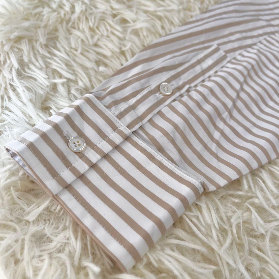 MaxMara マックスマーラ　ストライプ　シャツワンピース　40 ゆったり