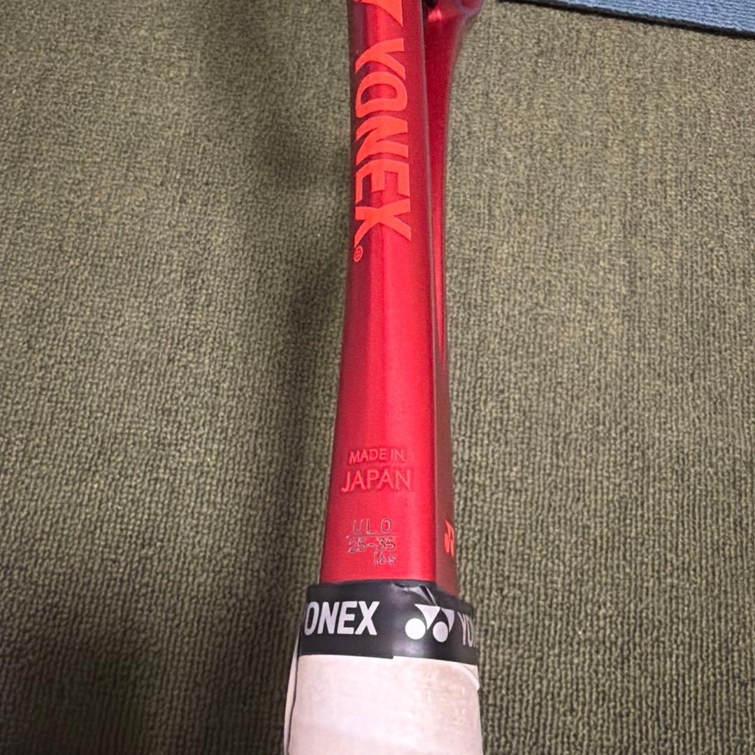 17番YONEX 軟式用ラケット レッド 日本製