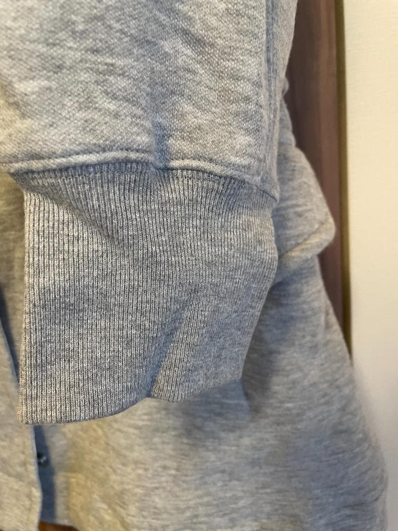 sacai スポンジスウェット ドッキング ロングパーカー/2