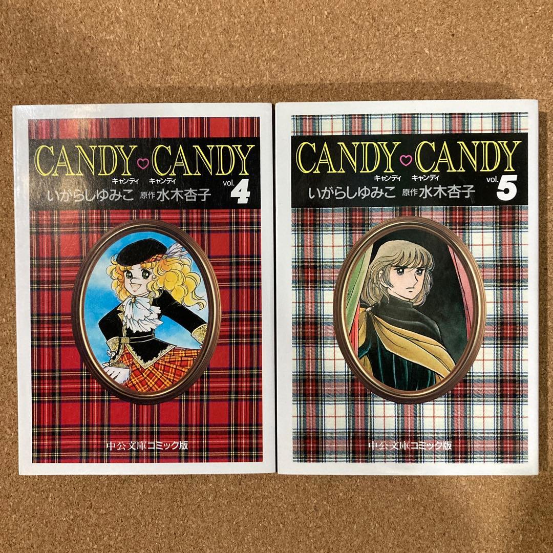 キャンディ♡キャンディ　2巻〜6巻　5冊　いがらしゆみこ　中公文庫