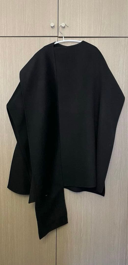 COS コス WOOL MIX HYBRID CAPE ウールブレンド ケープ