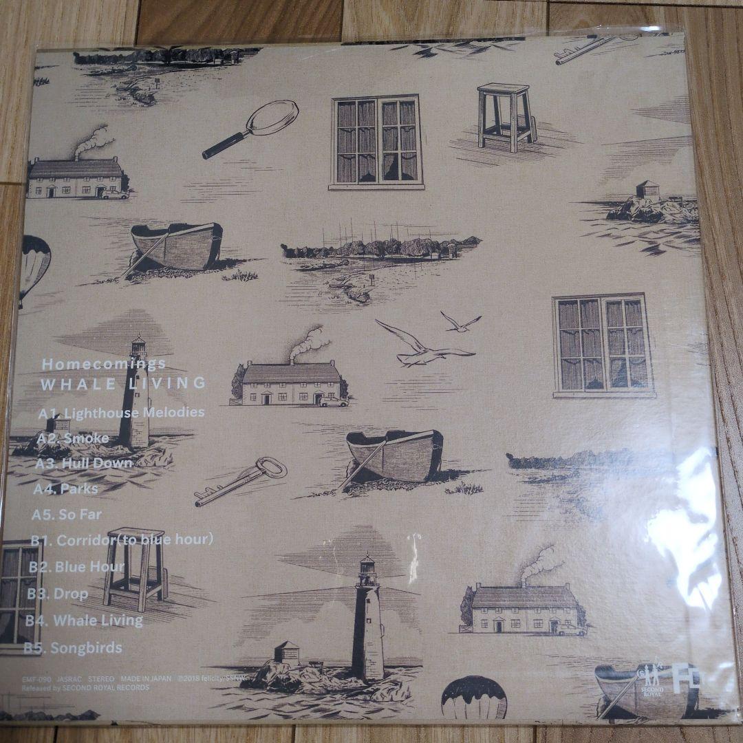 comings WHALE LIVING LPレコード　黒盤